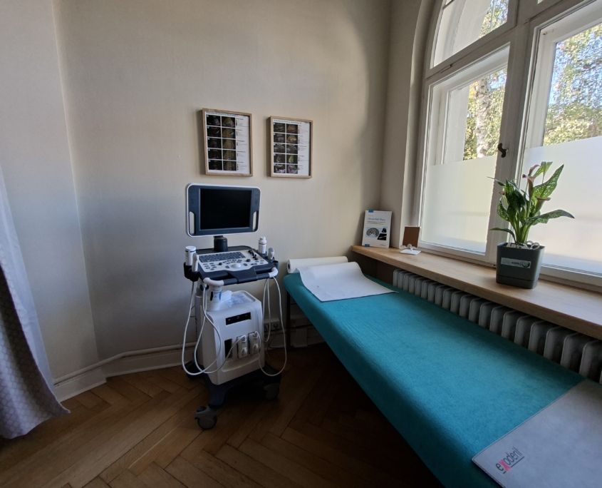 Ultraschallplatz in der Praxis